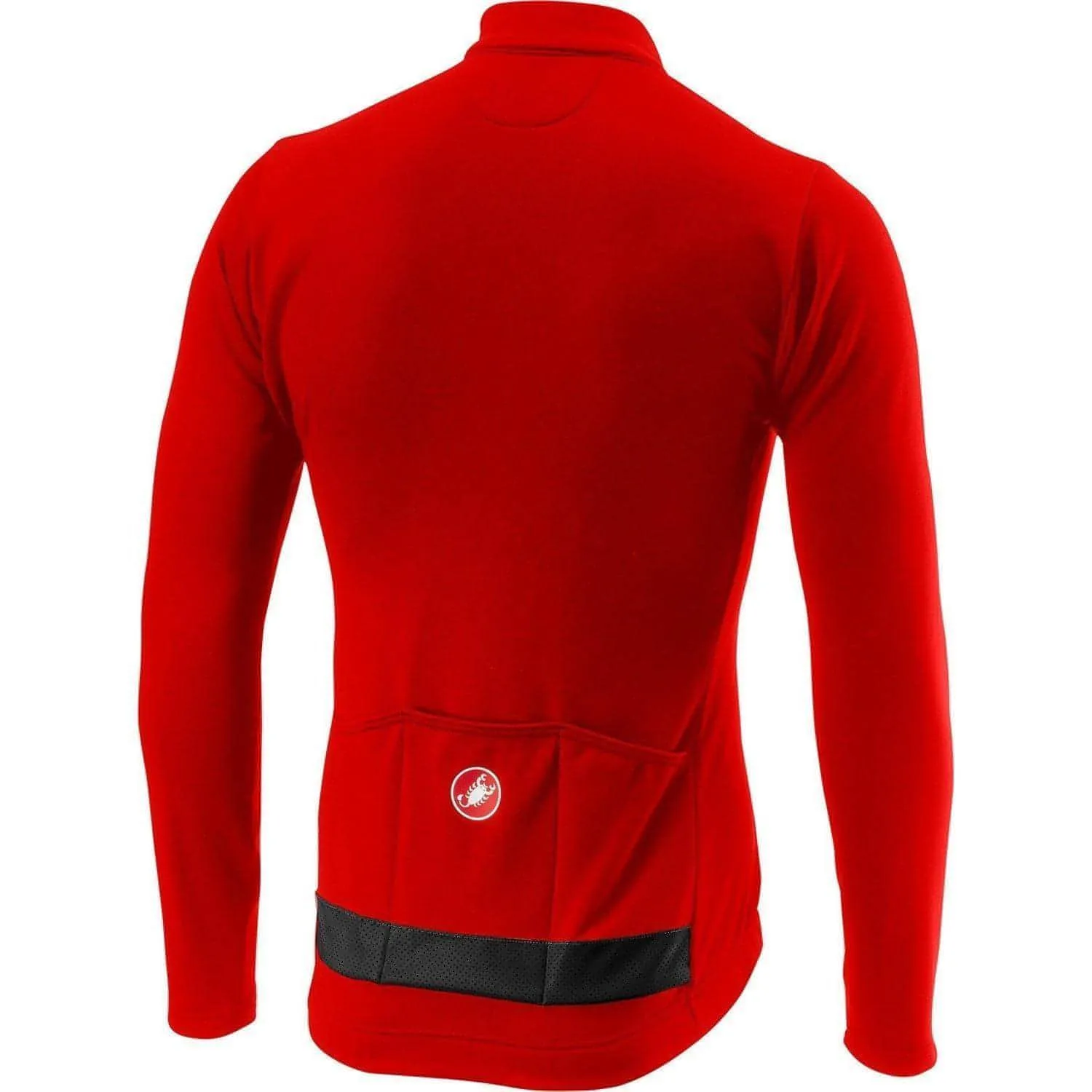 Castelli Puro 3 Long Sleeve Mens Cycling Jersey - Red