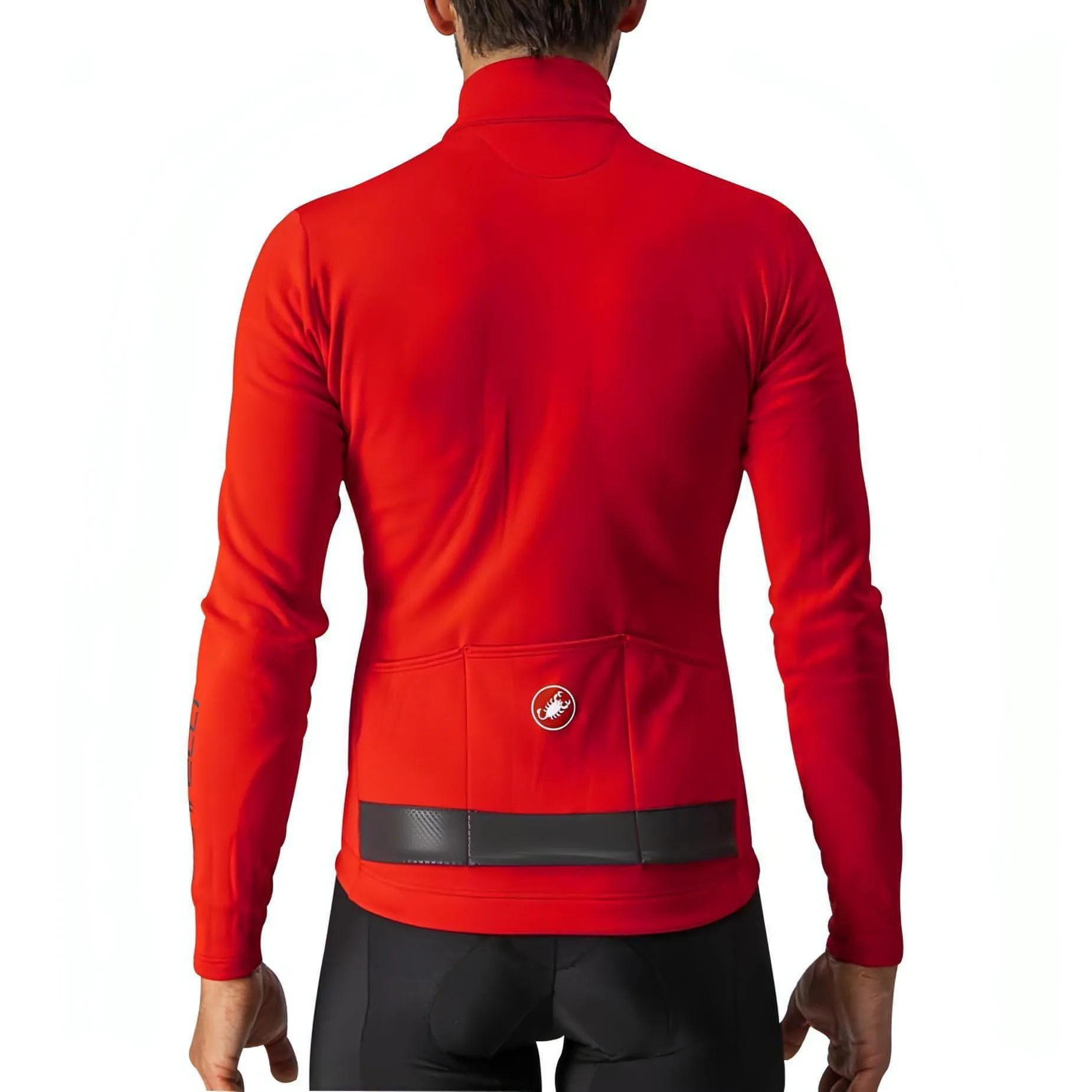 Castelli Puro 3 Long Sleeve Mens Cycling Jersey - Red