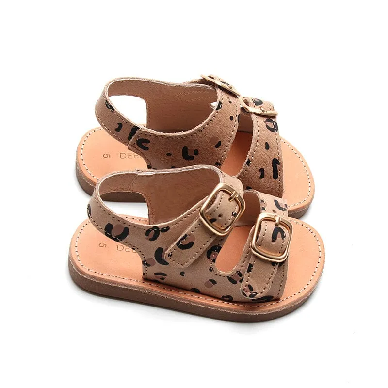 Cheetah - Summer Sandal - US Size 5-9 - Hard Sole