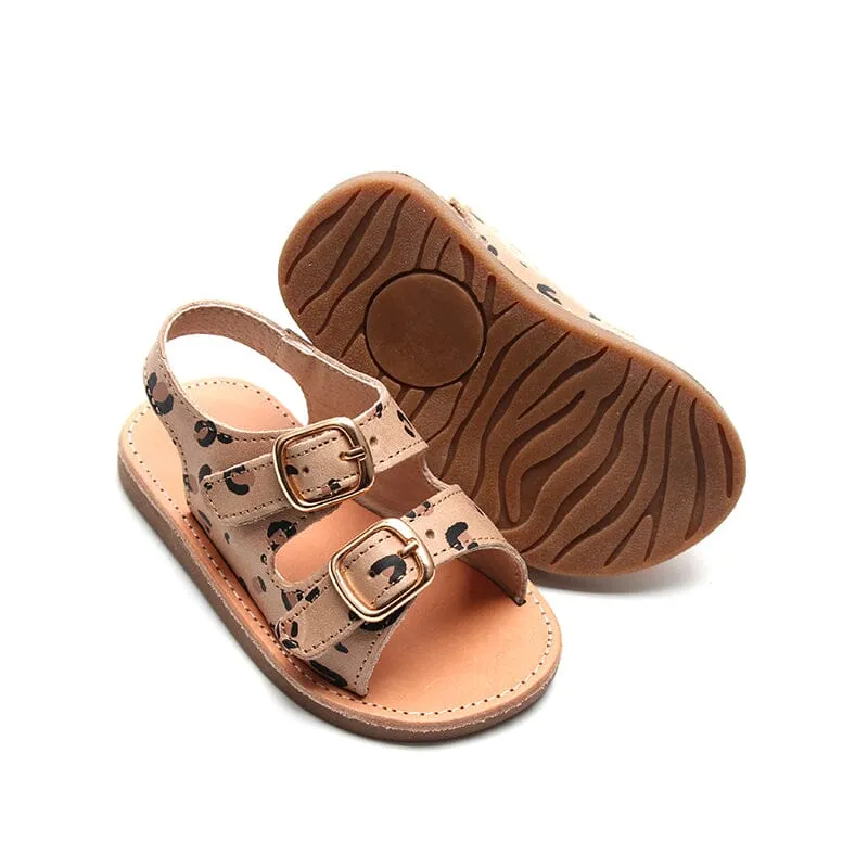 Cheetah - Summer Sandal - US Size 5-9 - Hard Sole