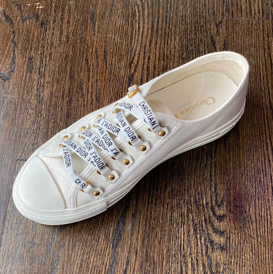 Christian Dior Canvas Walk'n Low Top Sneaker