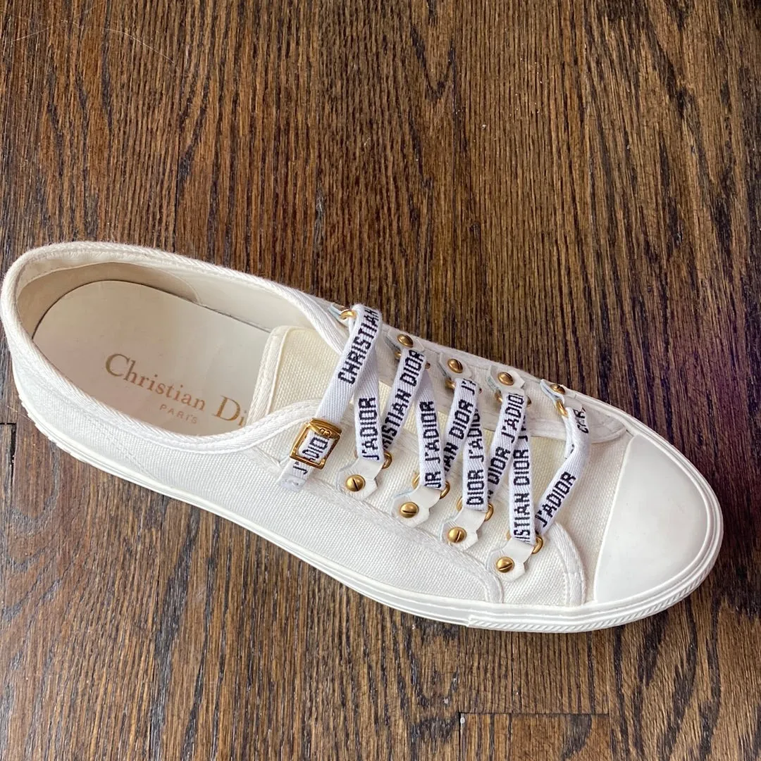 Christian Dior Canvas Walk'n Low Top Sneaker