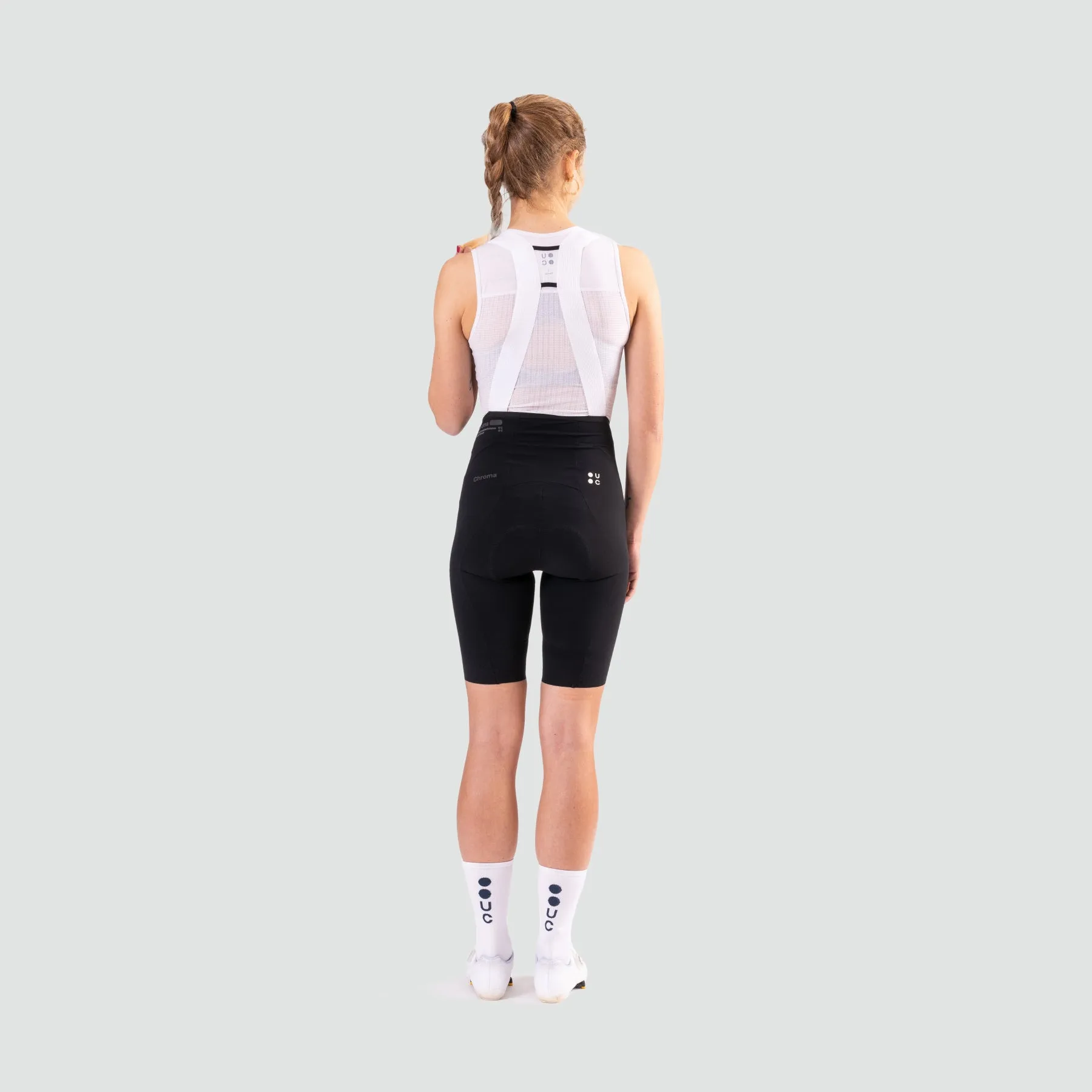 Chroma Womens Bib Short - Black