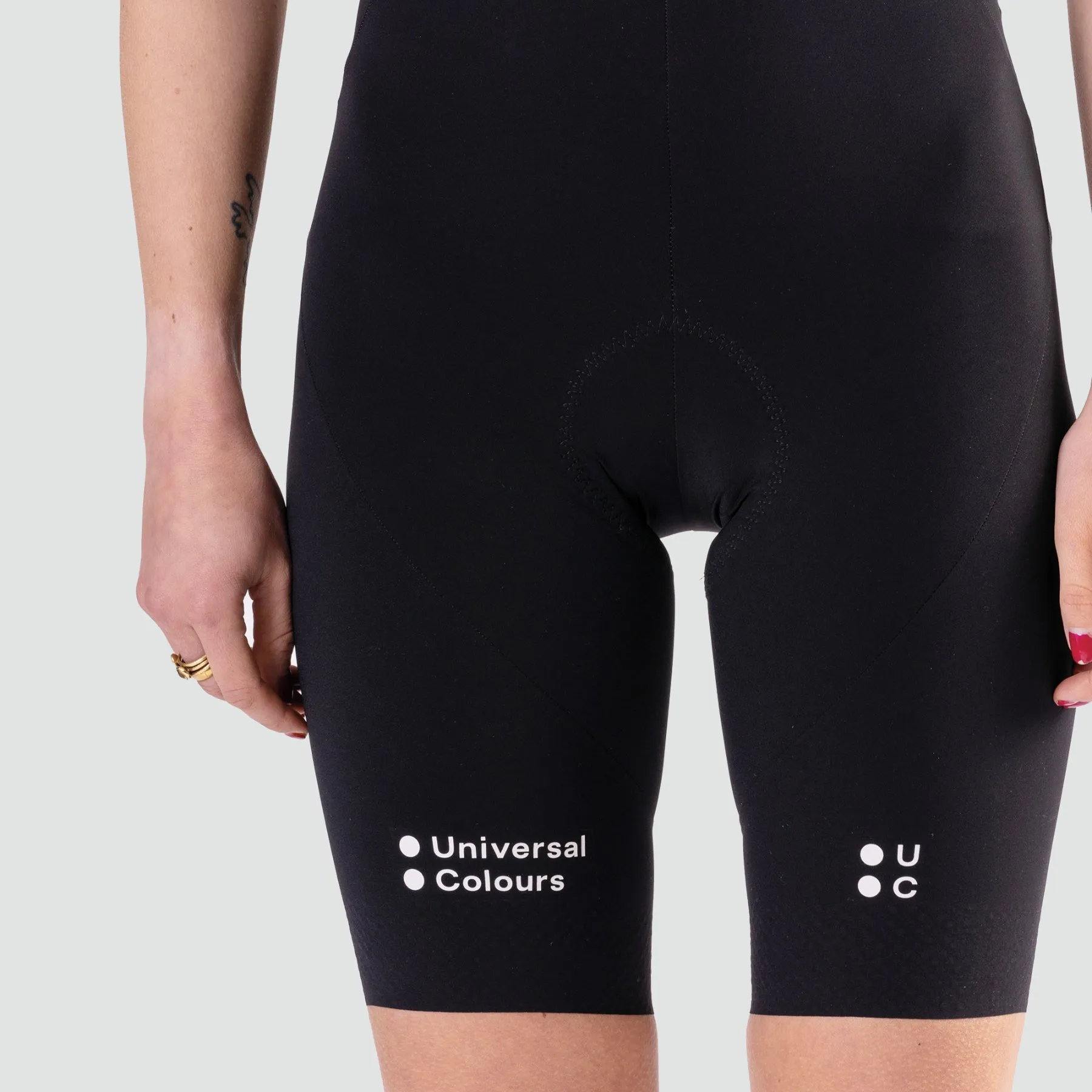 Chroma Womens Bib Short - Black