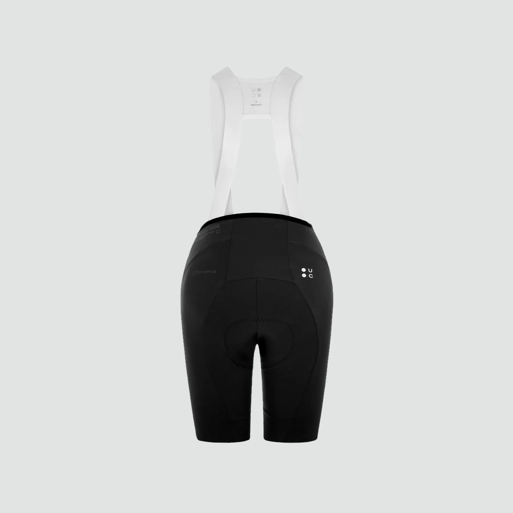 Chroma Womens Bib Short - Black