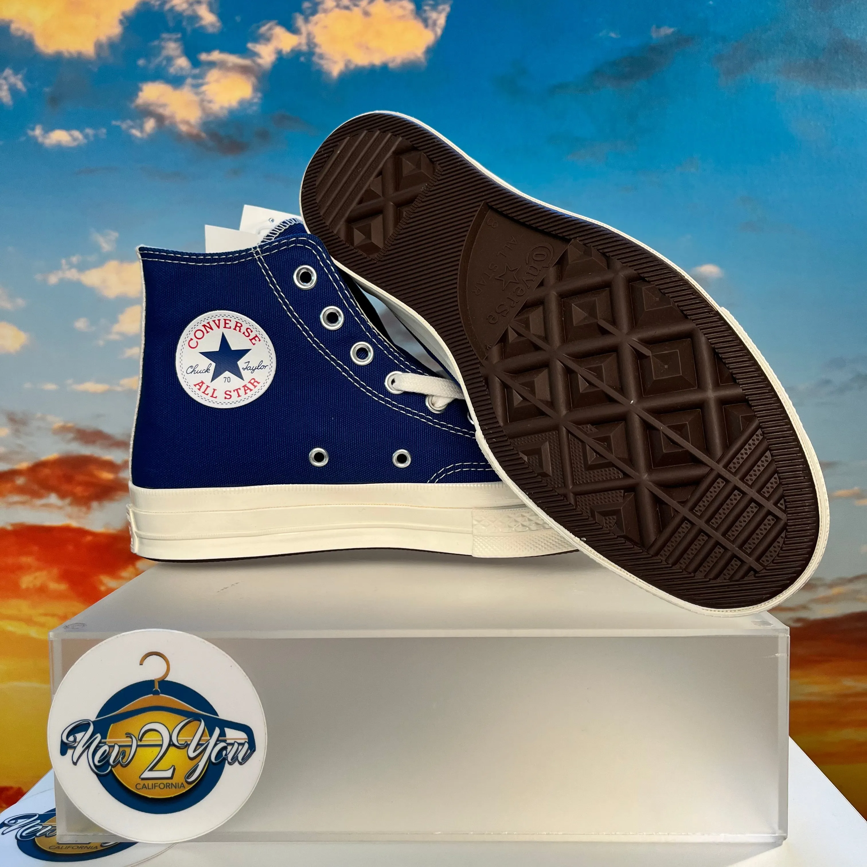 Comme des Garçons PLAY x Chuck 70 High 'Blue Quartz'