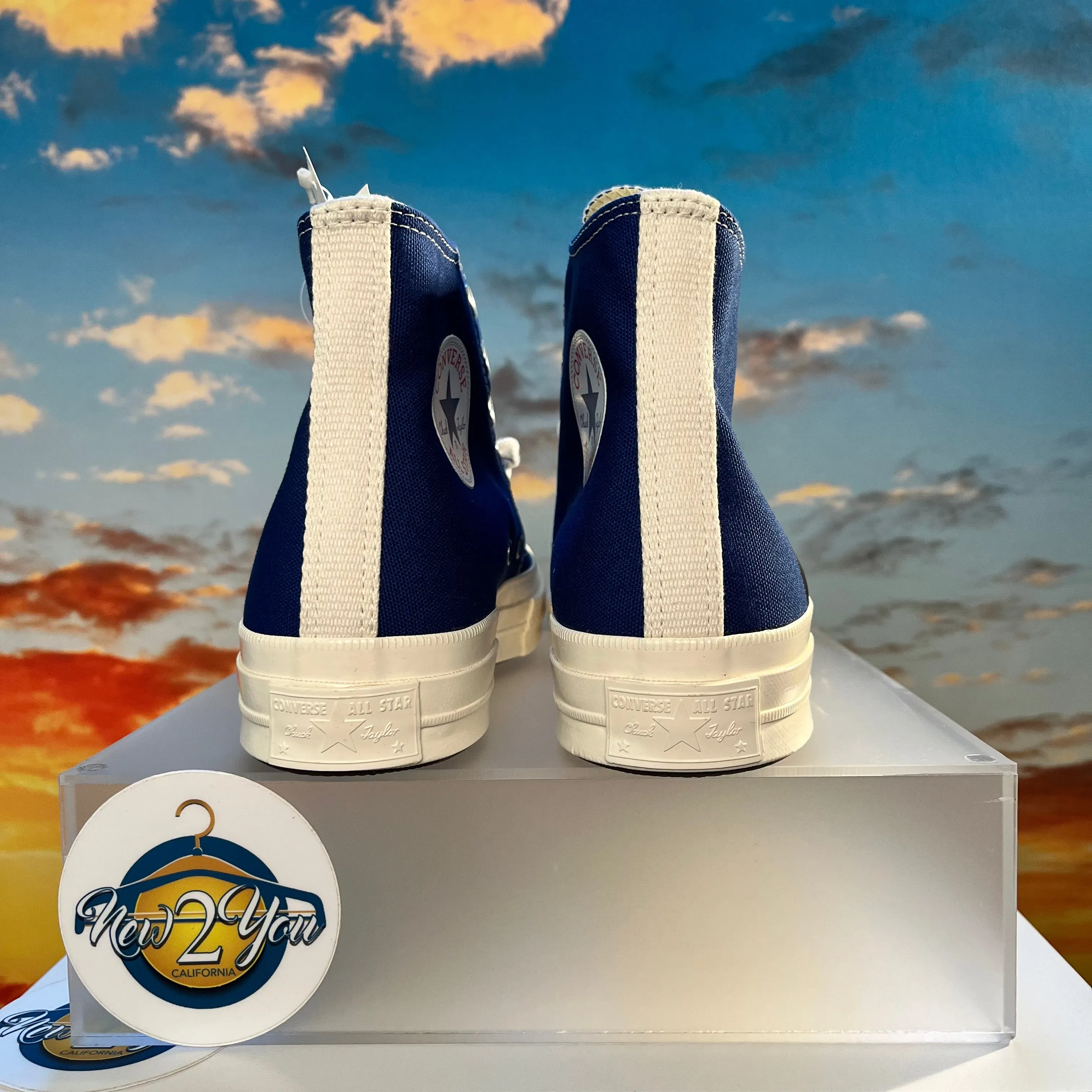 Comme des Garçons PLAY x Chuck 70 High 'Blue Quartz'