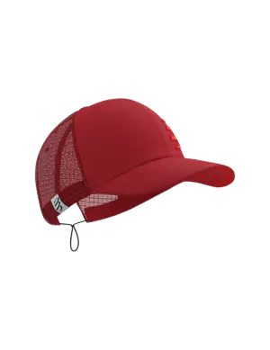 Compressport Unisex's Racing Trucker Cap - Samba/Core Red