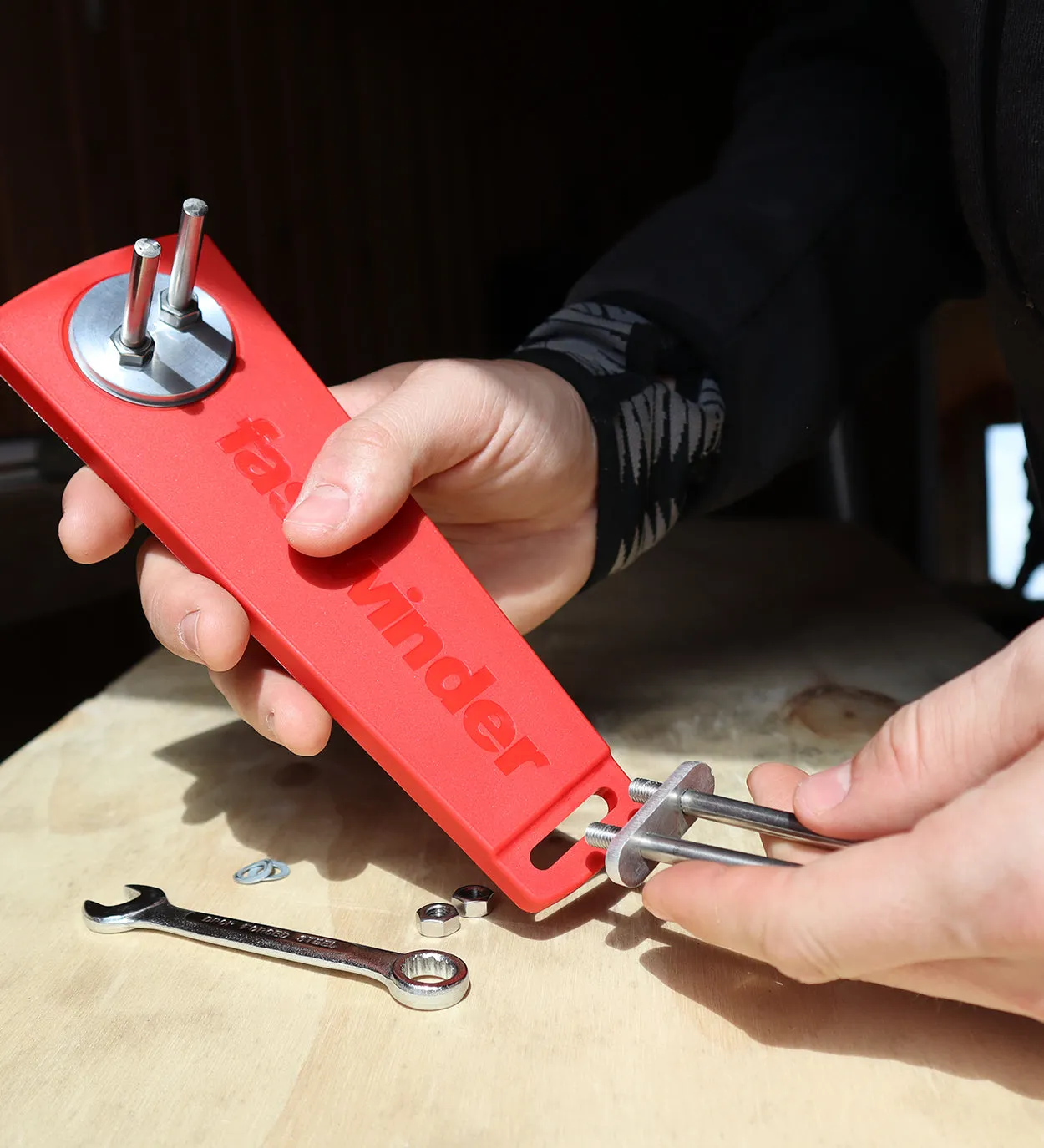 Cordless Drill Attachment Fast Strap Winder