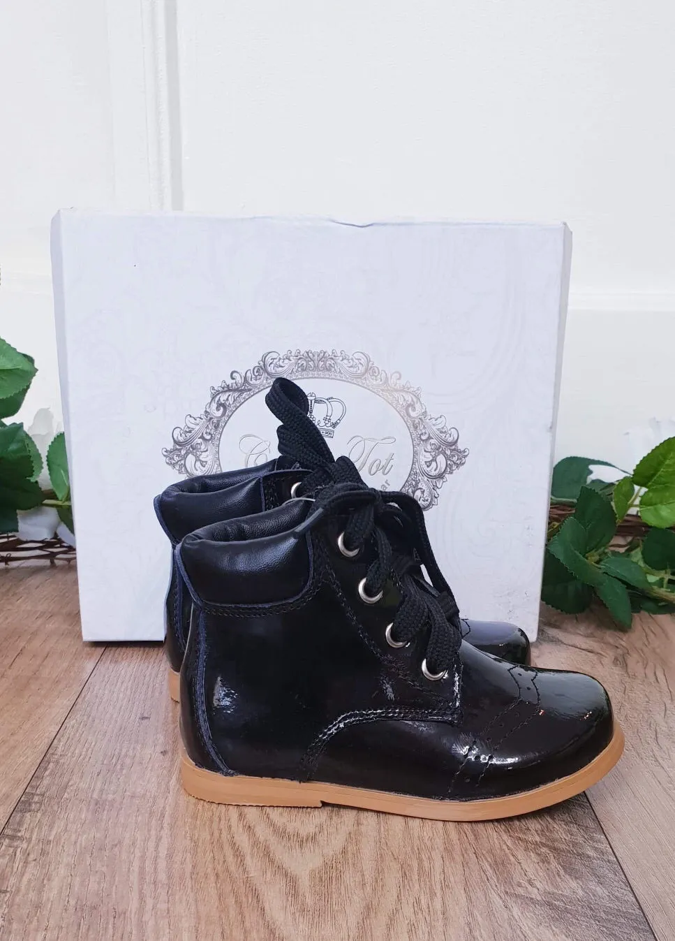 Couche Tot Boys Patrick leather Boots