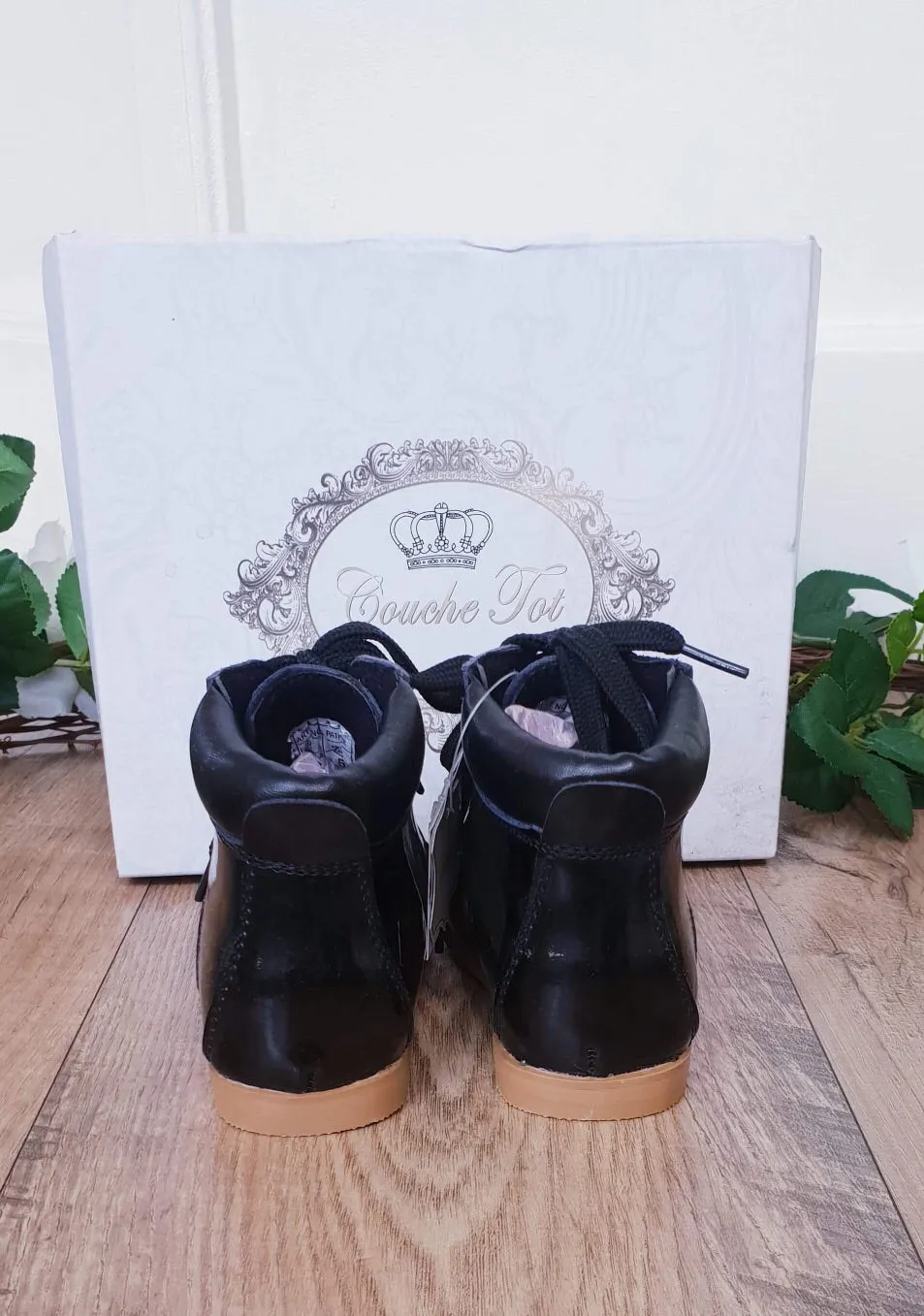 Couche Tot Boys Patrick leather Boots