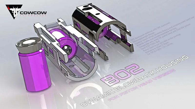 CowCow B02 Blowback Housing (Piston Head ver.) - Silver