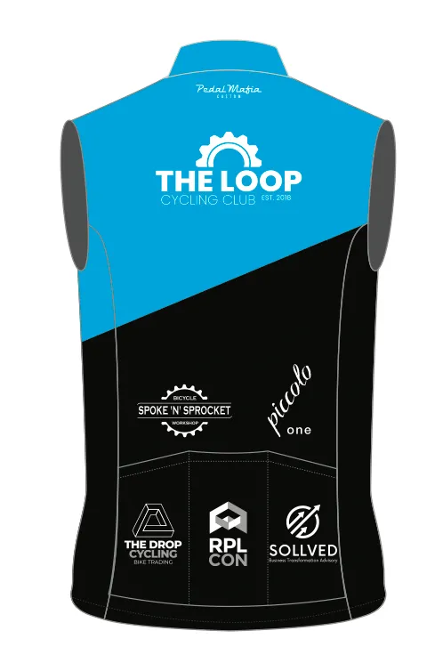 Custom Vest - LOOP Cycling (Double Zipper/ Pockets)