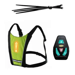 Cycling Turn Signal Indicator Vest