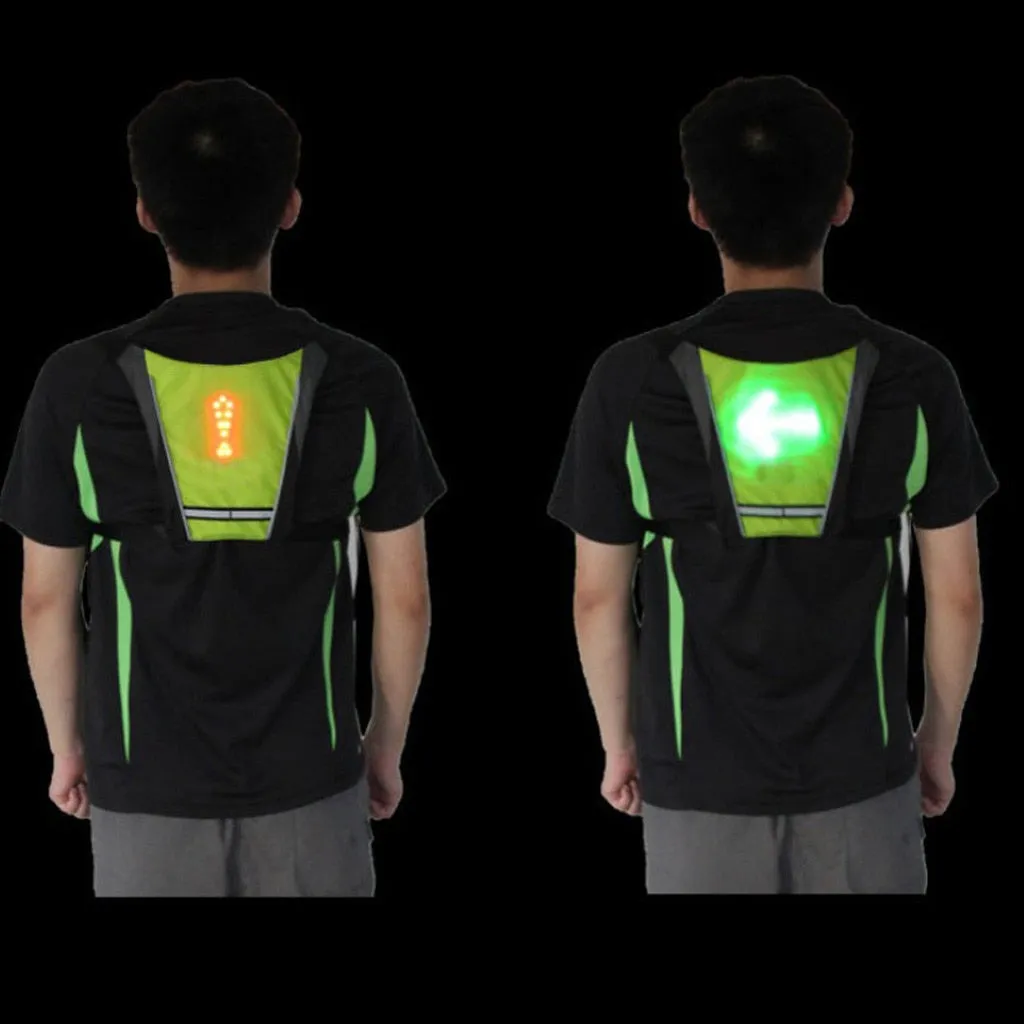 Cycling Turn Signal Indicator Vest