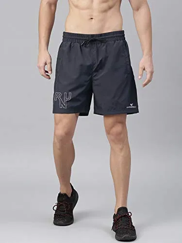 D-passion Men's Regular Shorts (MS PRNT 0002 NAVY XL_Navy Blue_X-Large)