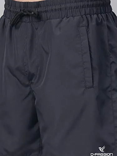 D-passion Men's Regular Shorts (MS PRNT 0002 NAVY XL_Navy Blue_X-Large)