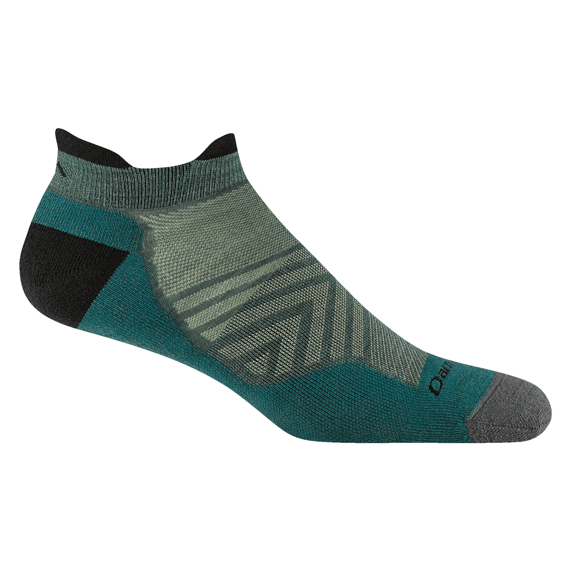 Darn Tough Mens Run No Show Tab Light Cushion Ultra-Lightweight Running Socks