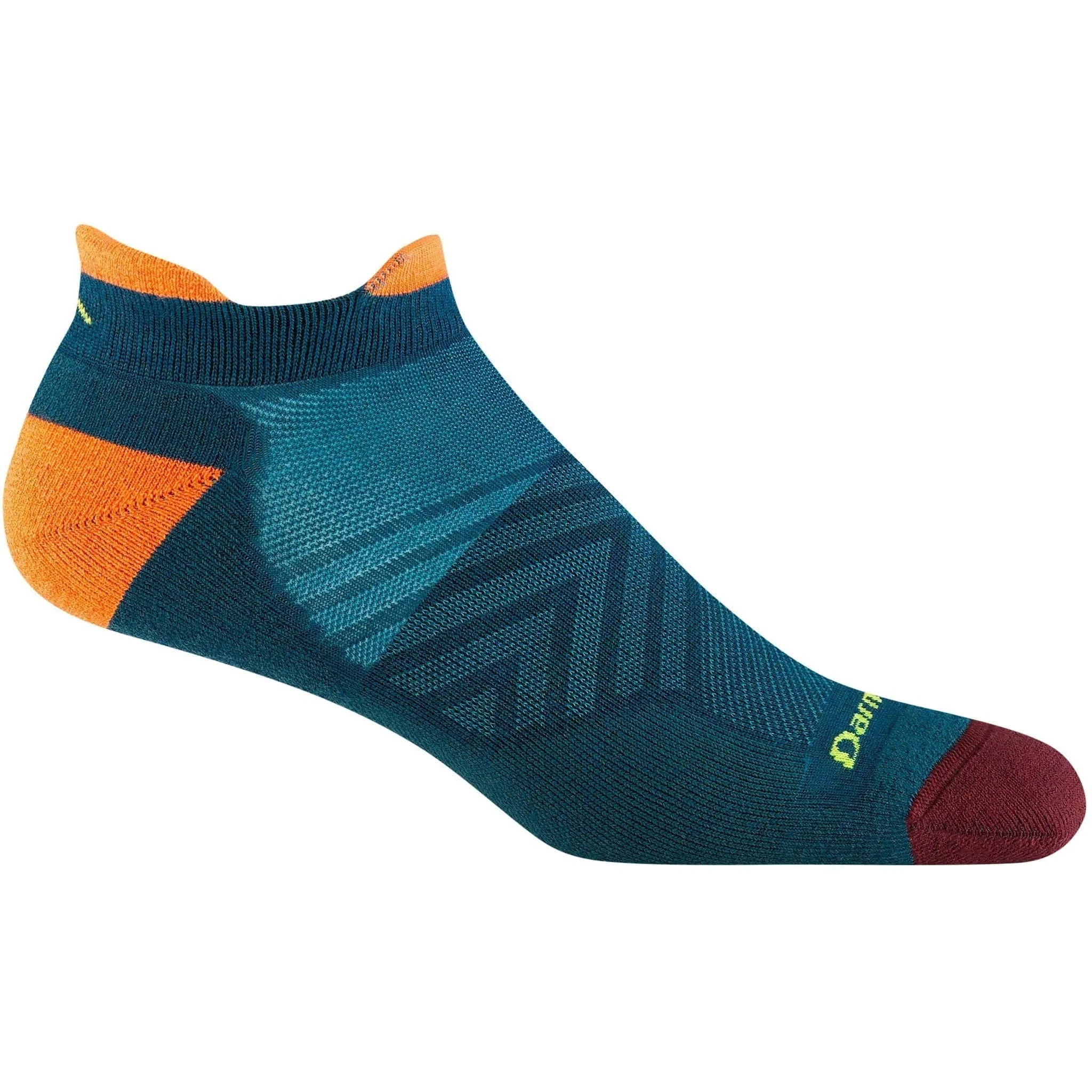 Darn Tough Mens Run No Show Tab Light Cushion Ultra-Lightweight Running Socks