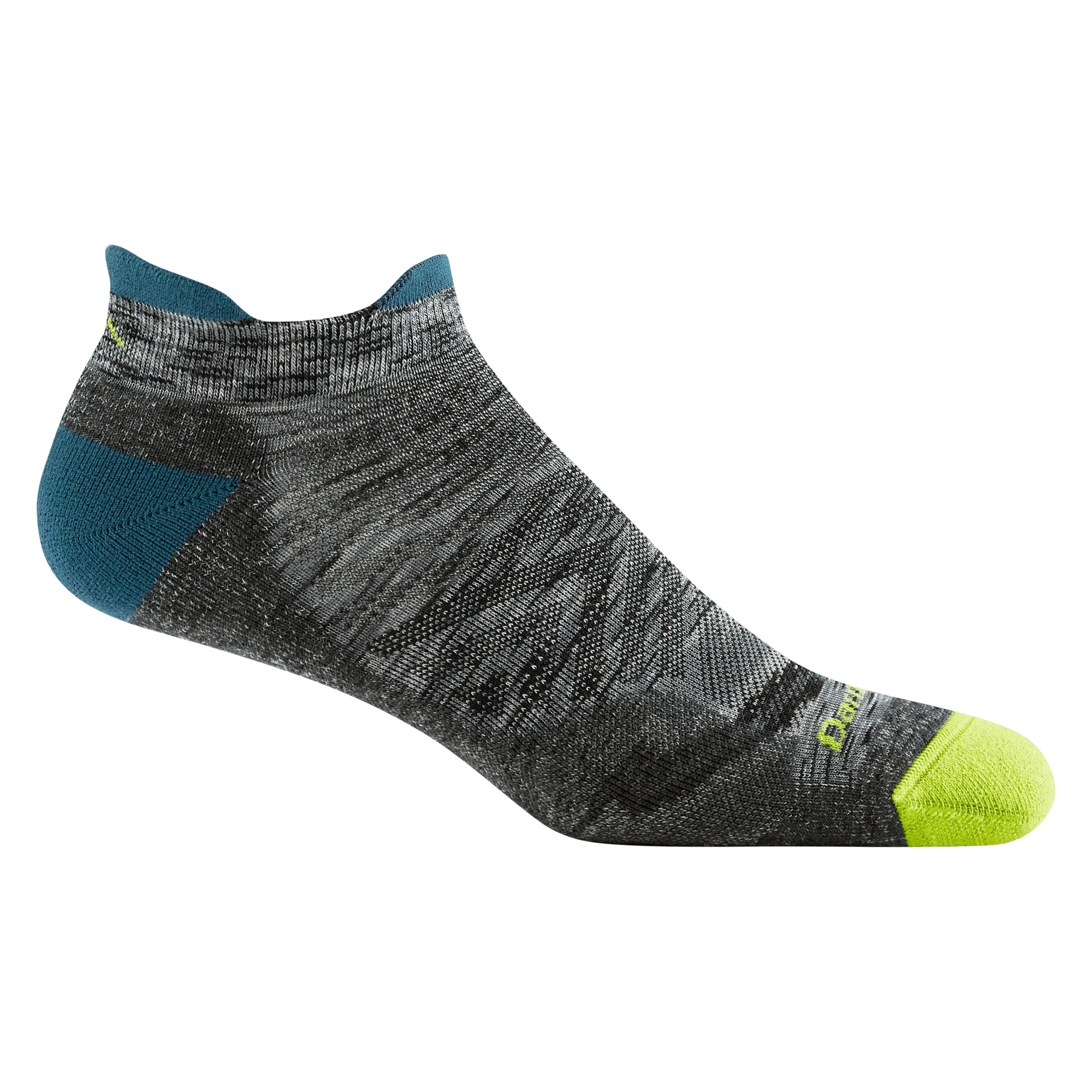 Darn Tough Mens Run No Show Tab Light Cushion Ultra-Lightweight Running Socks
