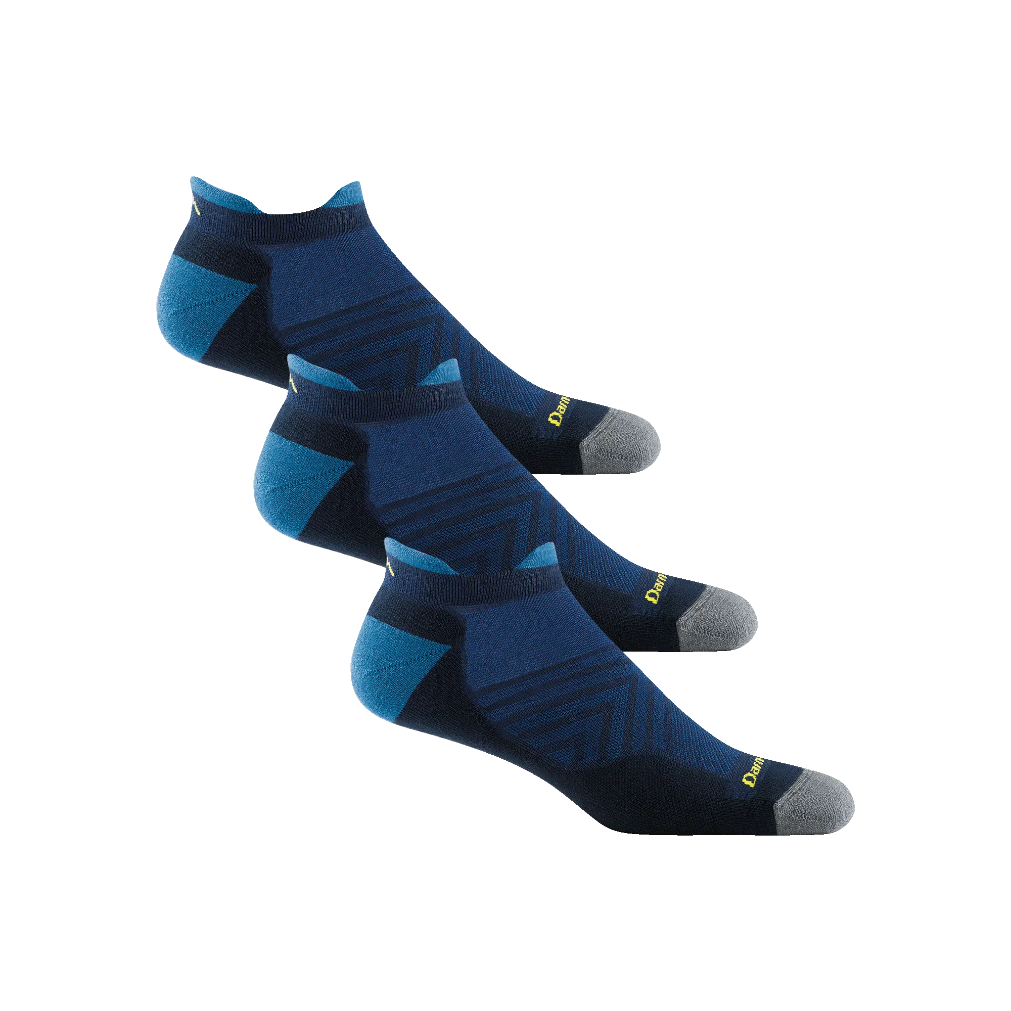 Darn Tough Mens Run No Show Tab Ultra-Lightweight Running 3-Pack Socks