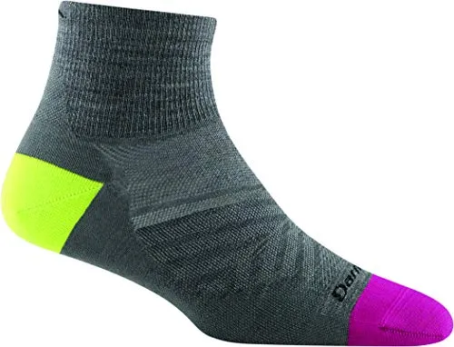 Darn Tough Womens 1044 Run 1/4 Crew Ultra-Lightweight Merino Wool Socks