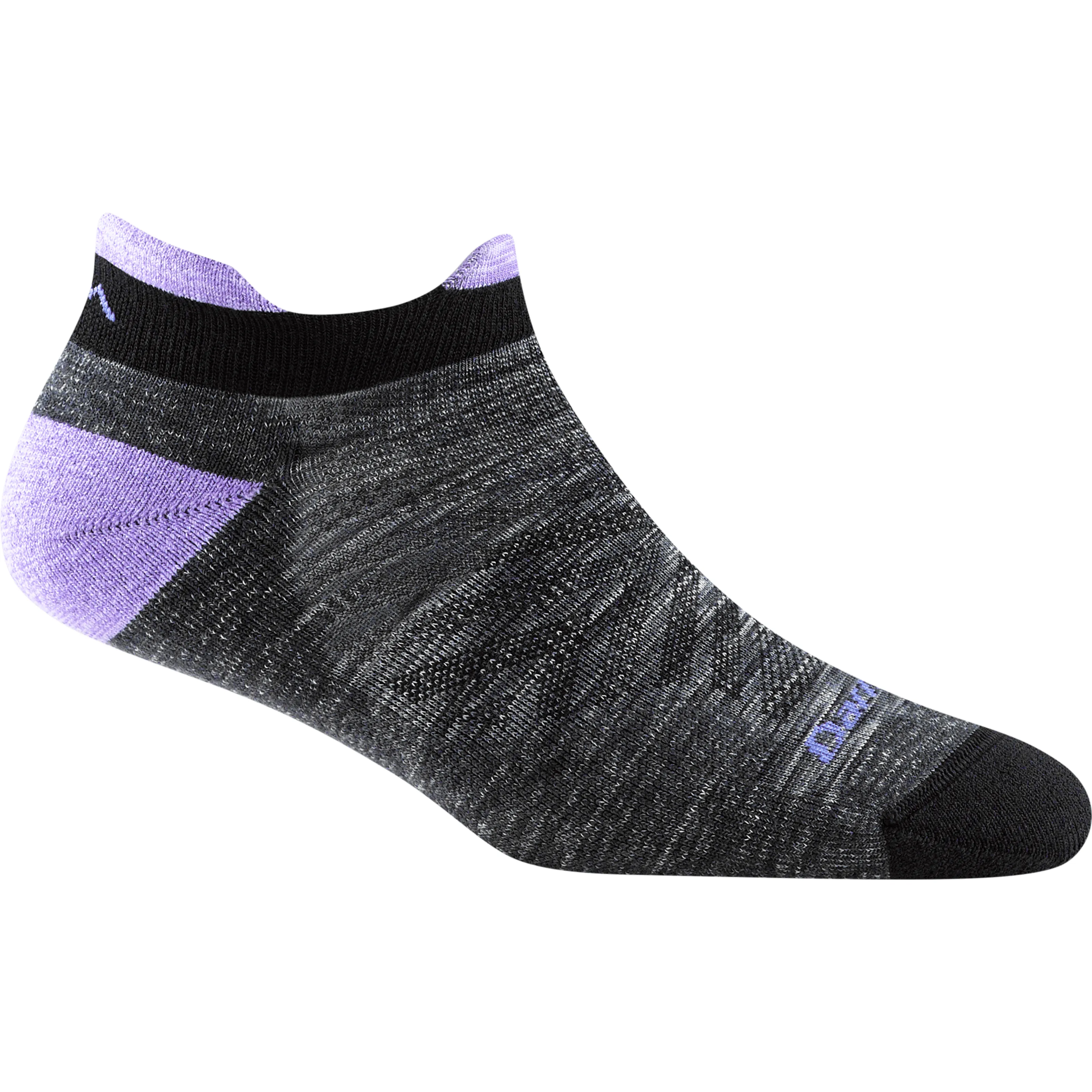 Darn Tough Womens Run No Show Tab Light Cushion Ultra-Lightweight Socks