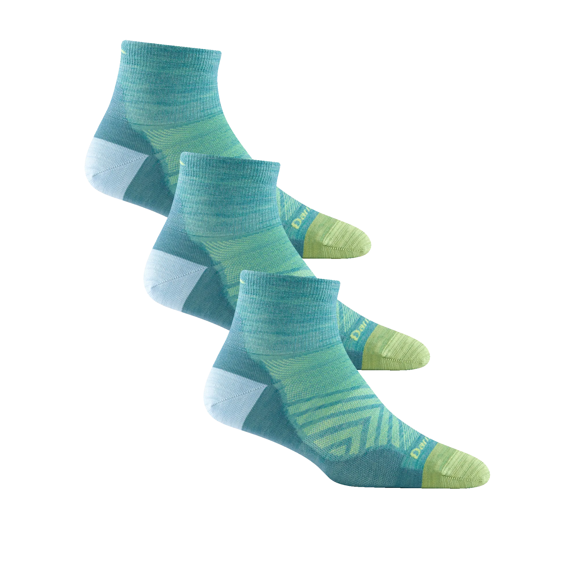 Darn Tough Womens Run Quarter Ultra-Lightweight 3-Pack Socks