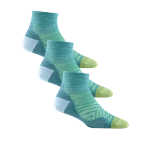 Darn Tough Womens Run Quarter Ultra-Lightweight 3-Pack Socks