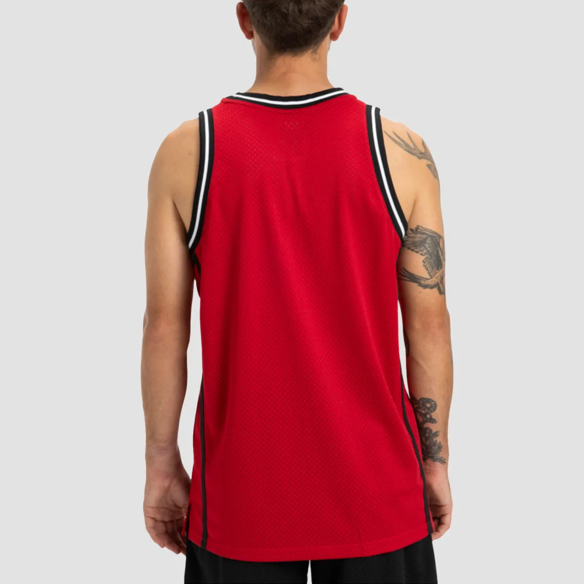 DC Hoops Basketball Jersey Vest Barbados Cherry