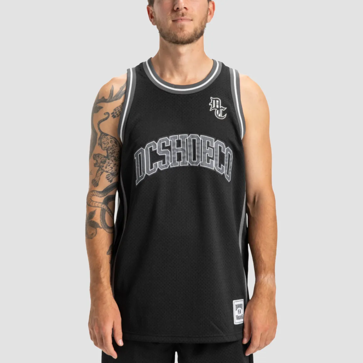 DC Hoops Basketball Jersey Vest Black