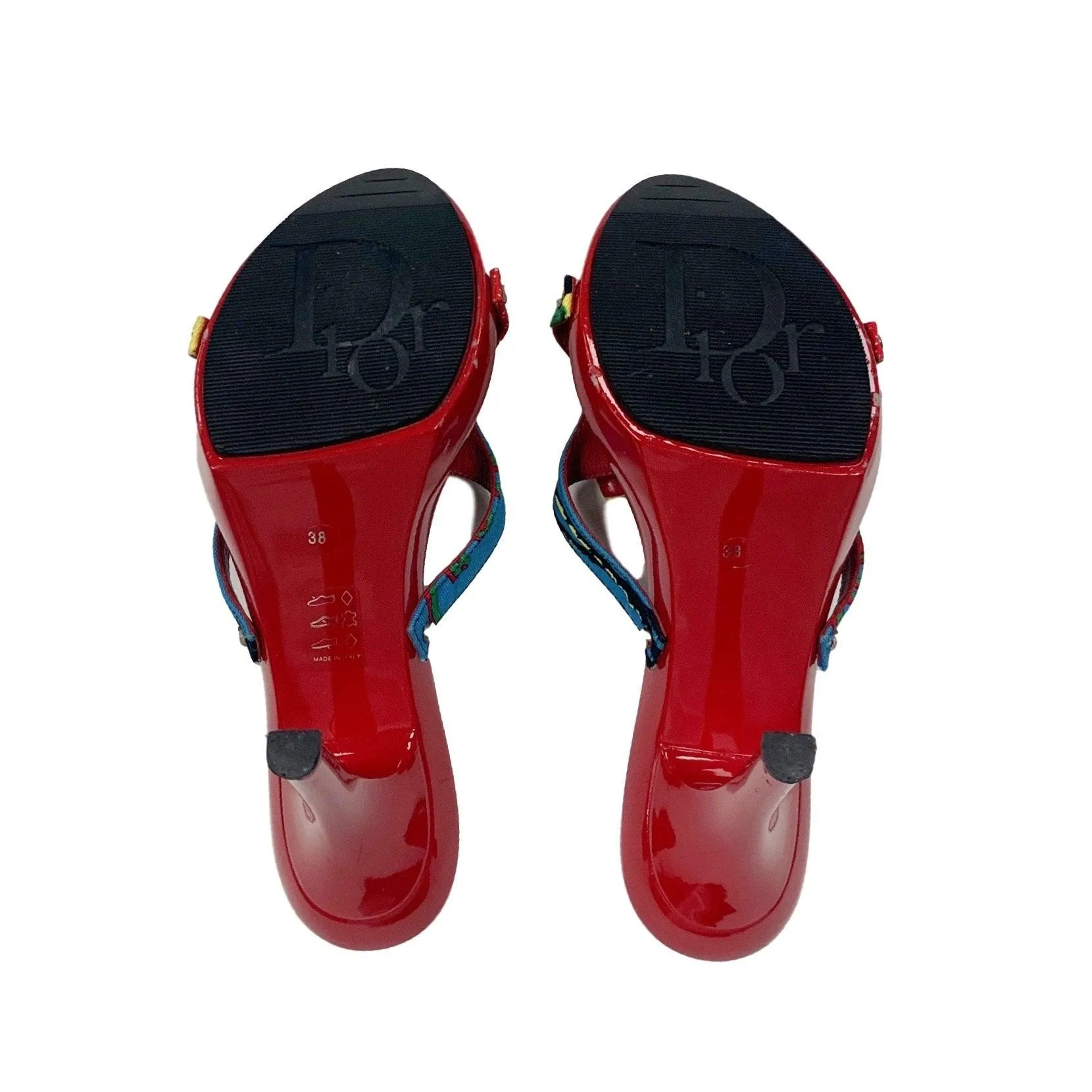 Dior Rasta Print Heels