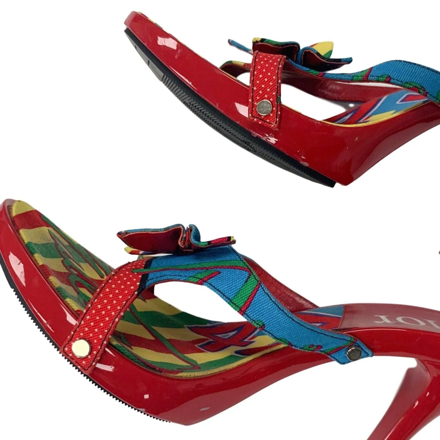 Dior Rasta Print Heels