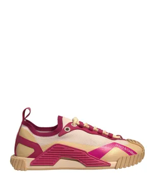Dolce&Gabbana NS1 Women Multicolor Sneakers Nylon Low Top Trainer Shoes Sz EU 39