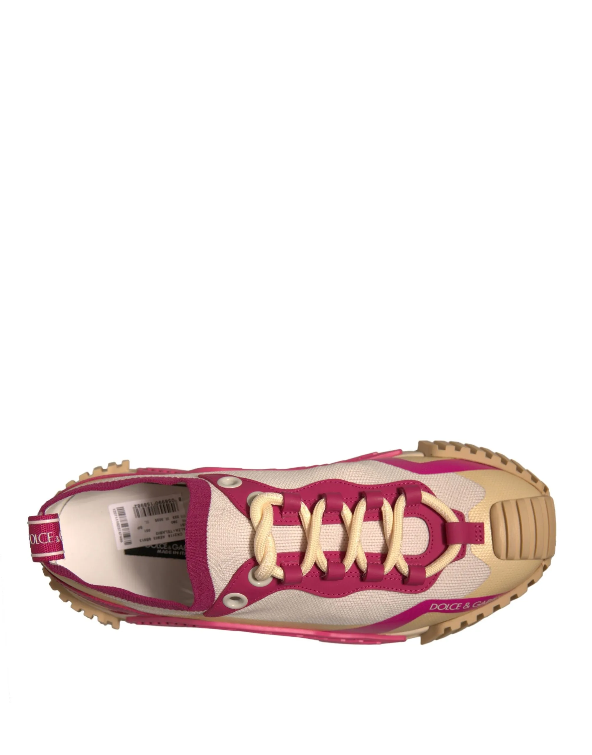 Dolce&Gabbana NS1 Women Multicolor Sneakers Nylon Low Top Trainer Shoes Sz EU 39