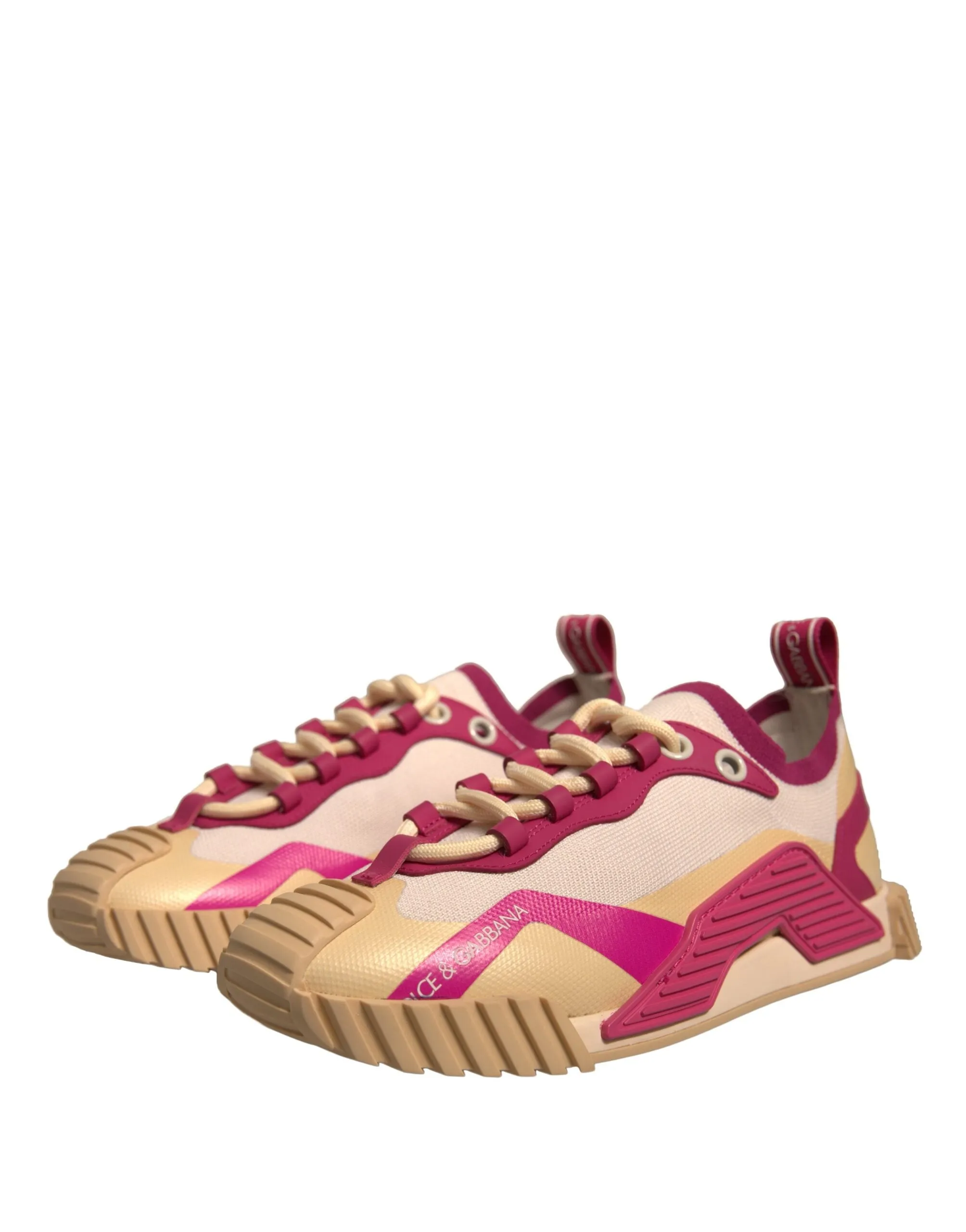 Dolce&Gabbana NS1 Women Multicolor Sneakers Nylon Low Top Trainer Shoes Sz EU 39