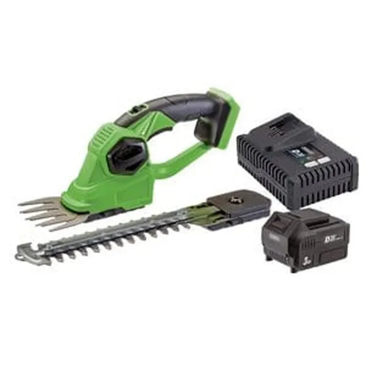 Draper D20 20V 2-In-1 Grass And Hedge Trimmer With Battery And Fast Charger Dr-94594
