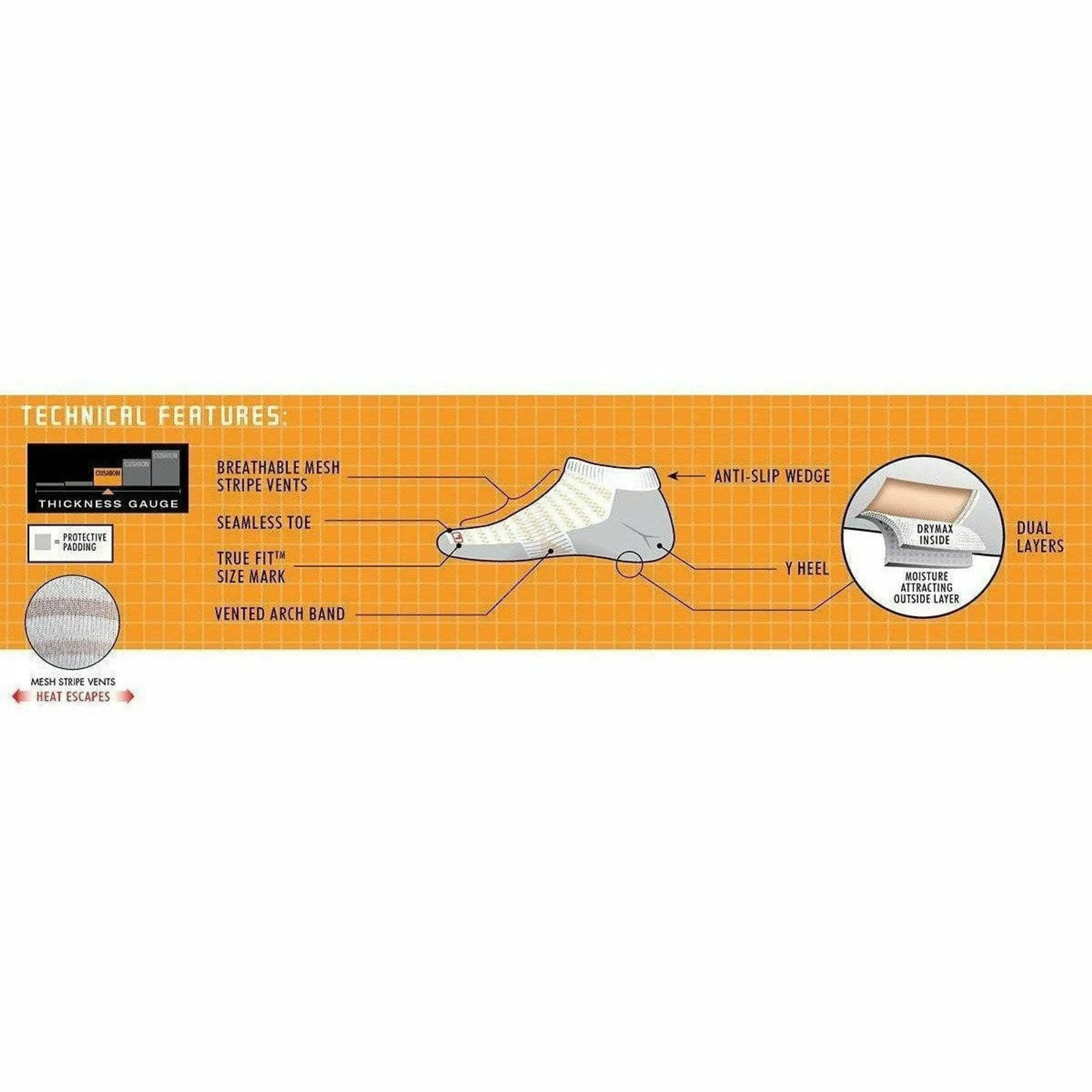 Drymax Running Lite-Mesh Crew Socks
