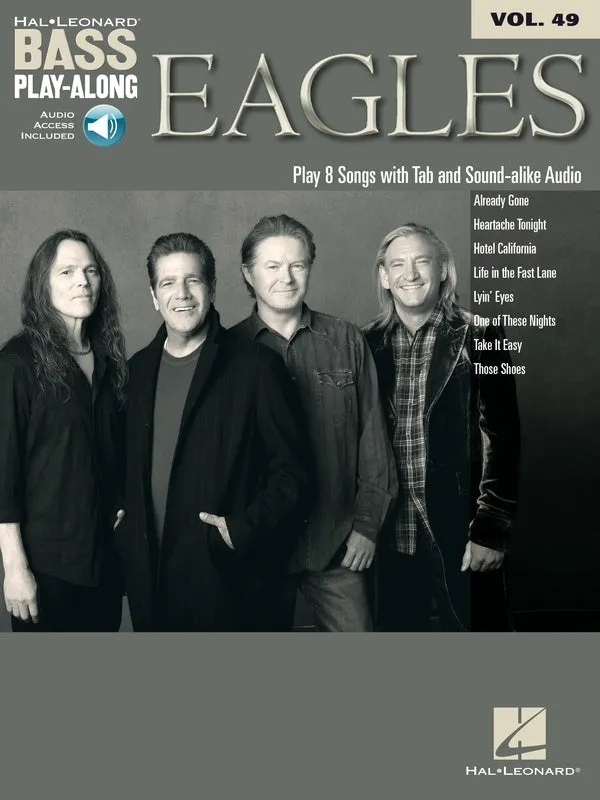 EAGLES BASS PLAYALONG V49 BK/OLA