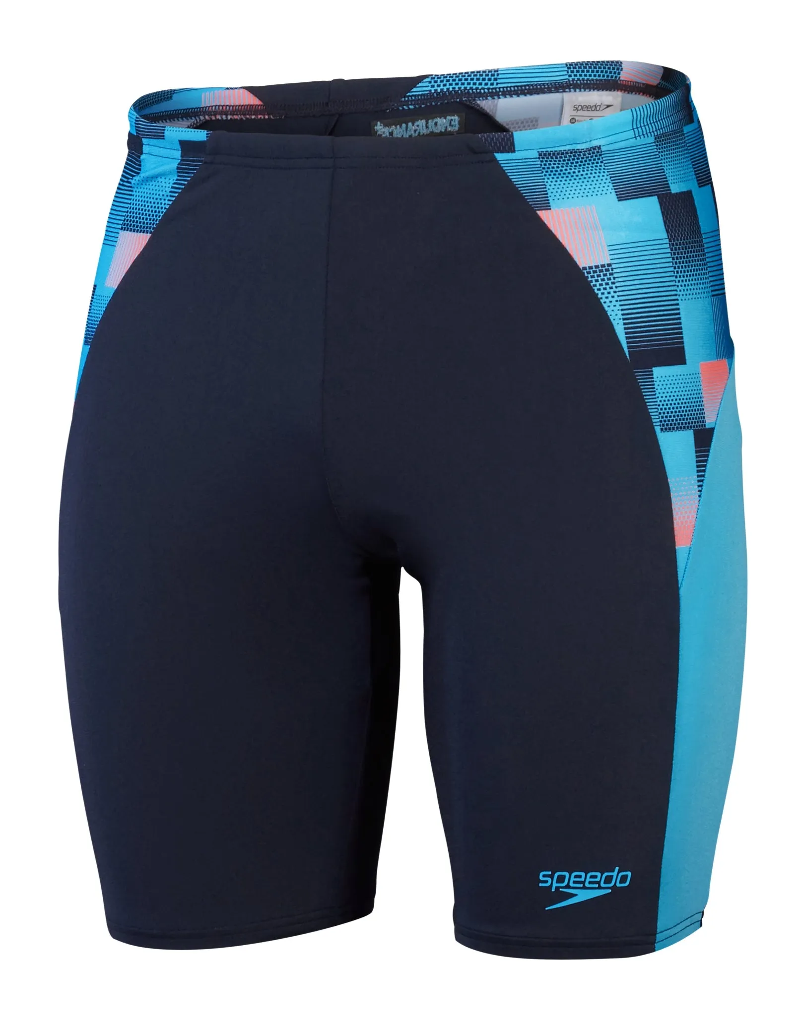 Endurance  Max Splice Swim Jammer - Navy/Blue