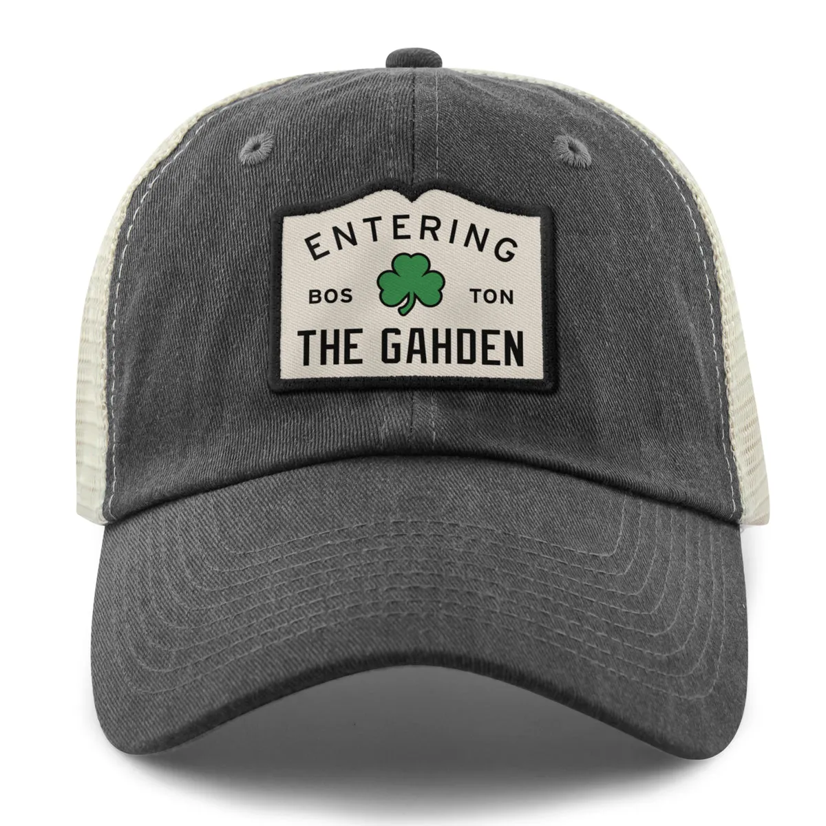 Entering The Gahden Shamrock Patch Relaxed Trucker