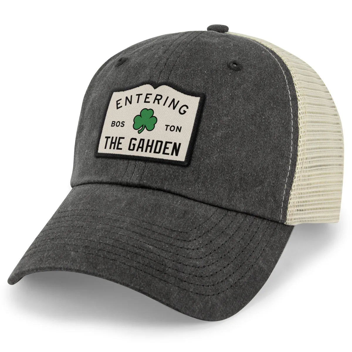 Entering The Gahden Shamrock Patch Relaxed Trucker