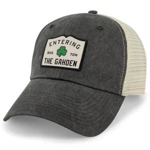 Entering The Gahden Shamrock Patch Relaxed Trucker