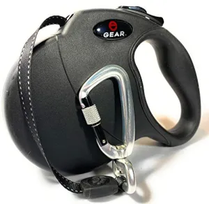 Enthusiast Gear Retractable Dog Leash with Locking Carabiner for Large and Medium Dogs
