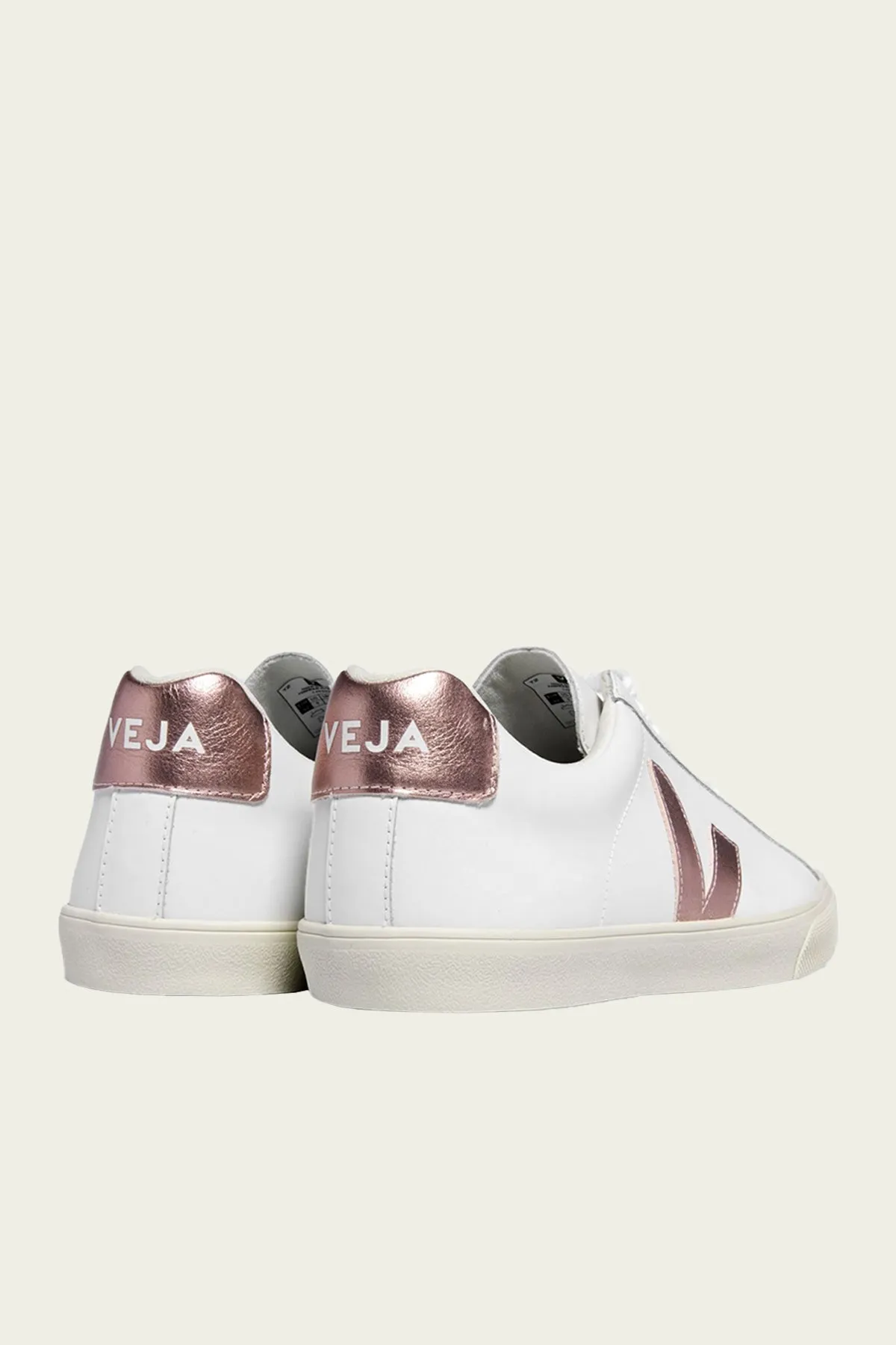 Esplar Leather Sneaker in White Nacre