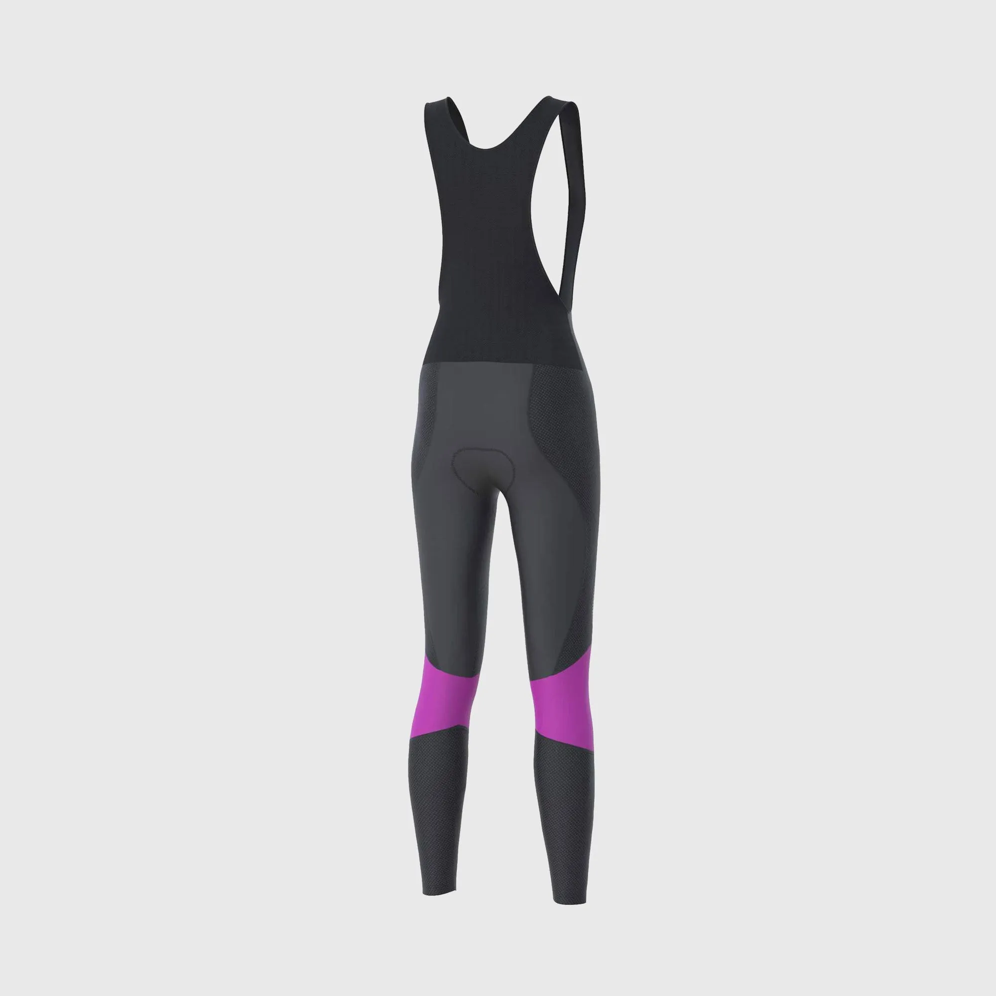 Fdx Thermodream Purple Women's & Girl's Winter Cycling Padded Bib Tights