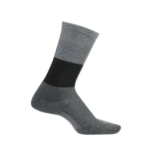 Feetures Womens Everyday Mod Block Cushion Crew Socks