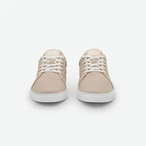 Gaia Unisex Recycled Canvas Vegan Sneakers | Beige