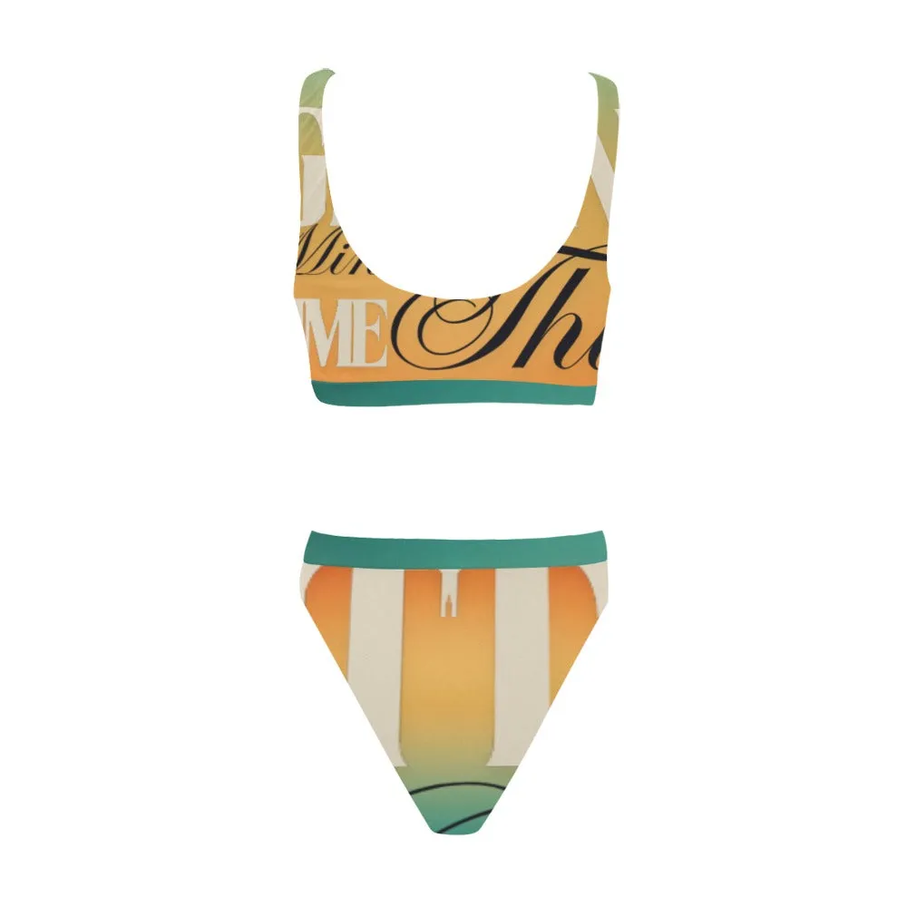 Getting Mines This Time High-Waisted Bikini Swimsuit