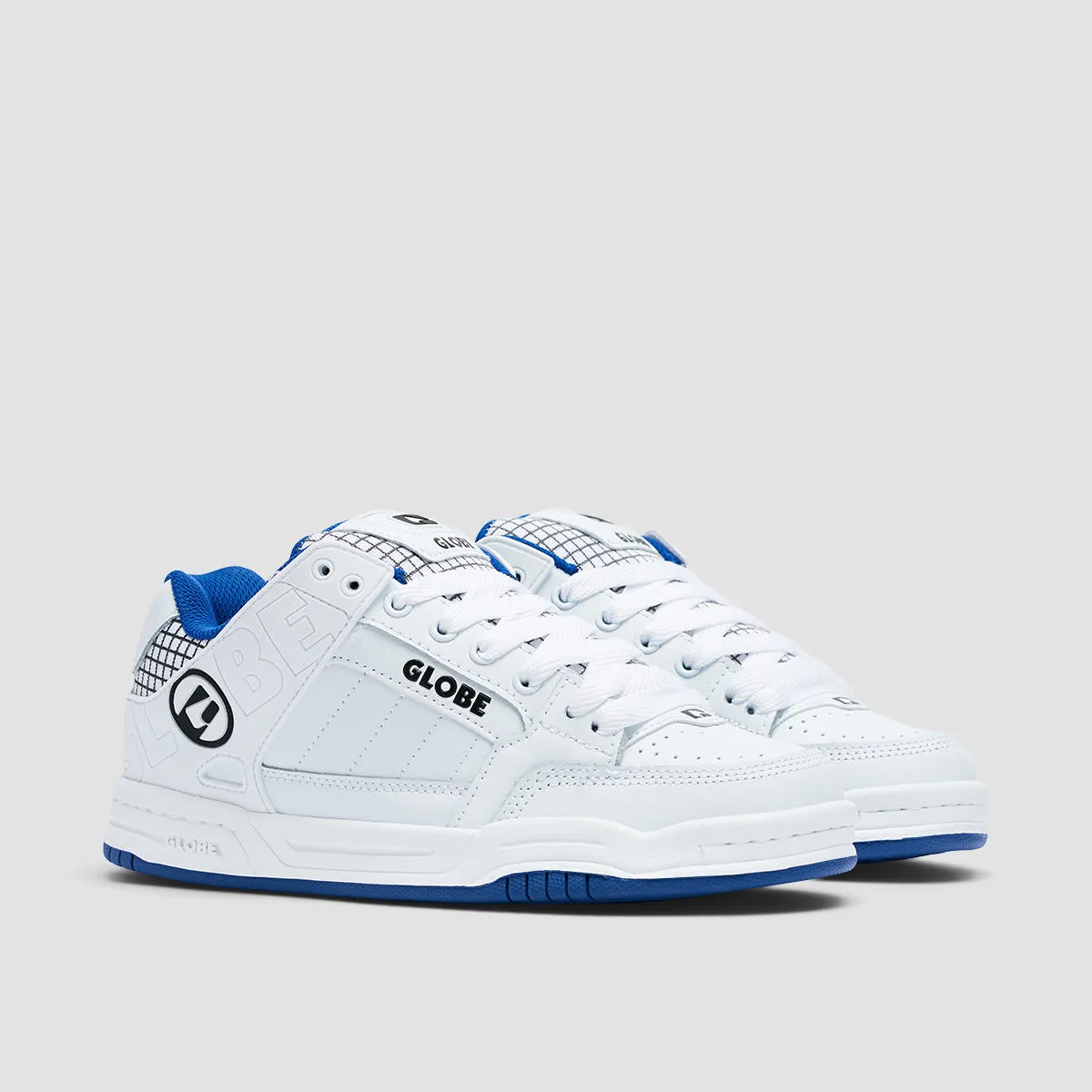 Globe Tilt Shoes - White/Cobalt - Kids
